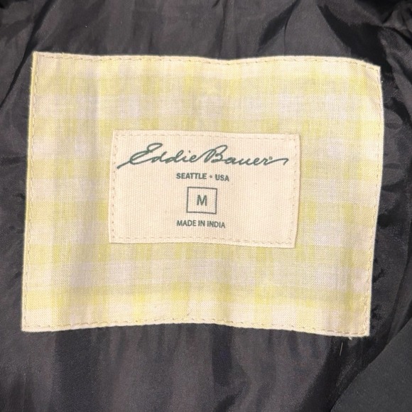 Eddie Bauer Black Utility Coat 🖤 Women's M‎ – Button Front Casual Jacket - Picture 4 of 6